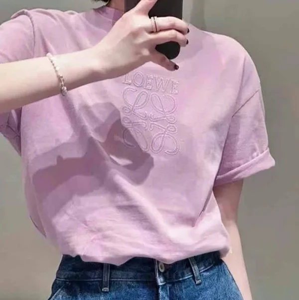 ★ロエベ★クロップド Tシャツ 偽物（コットン）2色 S359Y22X84