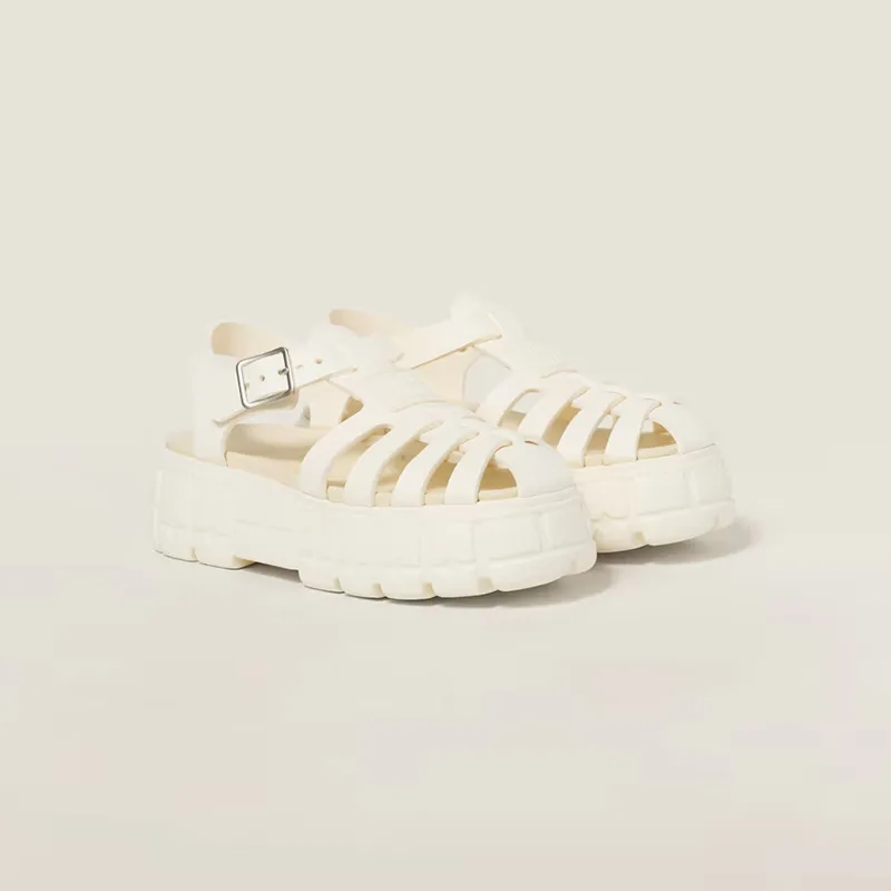 新作限定♪ミュウミュウ EVA プラットフォーム ケージサンダル n級品 3色 5X140E_3LKK_F0002F050