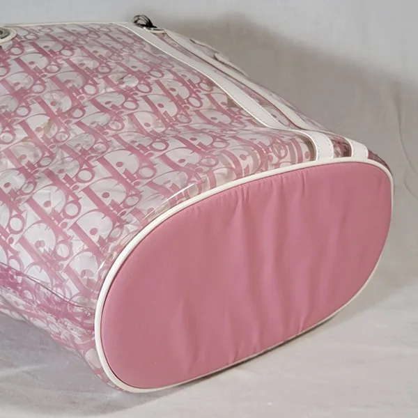 【即発】ディオール ピンク×クリアトロッター クリアトート 偽物 cd2507112