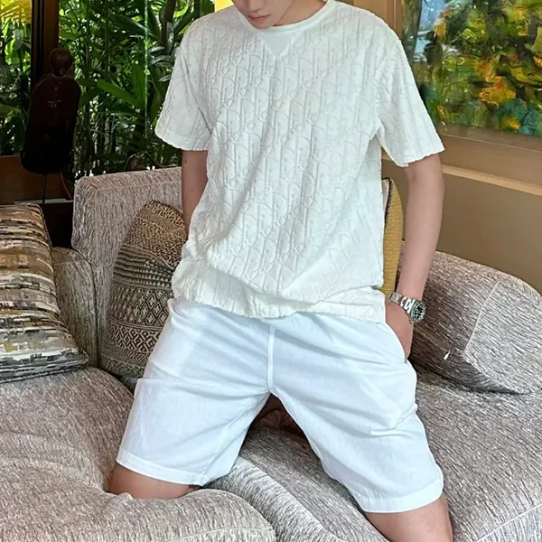 人気アイコンも注目ディオール ロゴディオール オブリーク 半袖 Tシャツ 113J692A0614