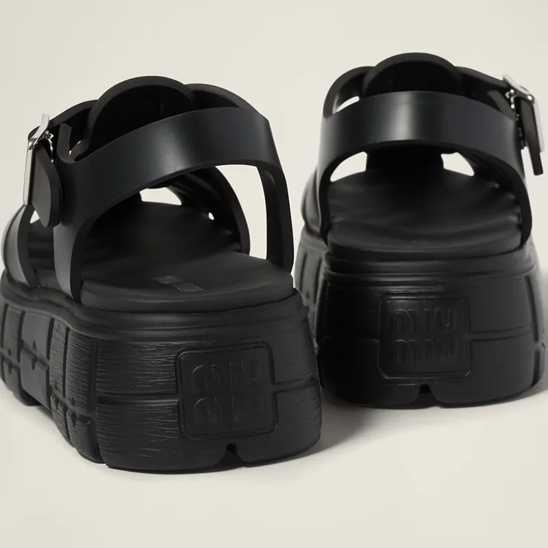 新作限定♪ミュウミュウ EVA プラットフォーム ケージサンダル n級品 3色 5X140E_3LKK_F0002F050