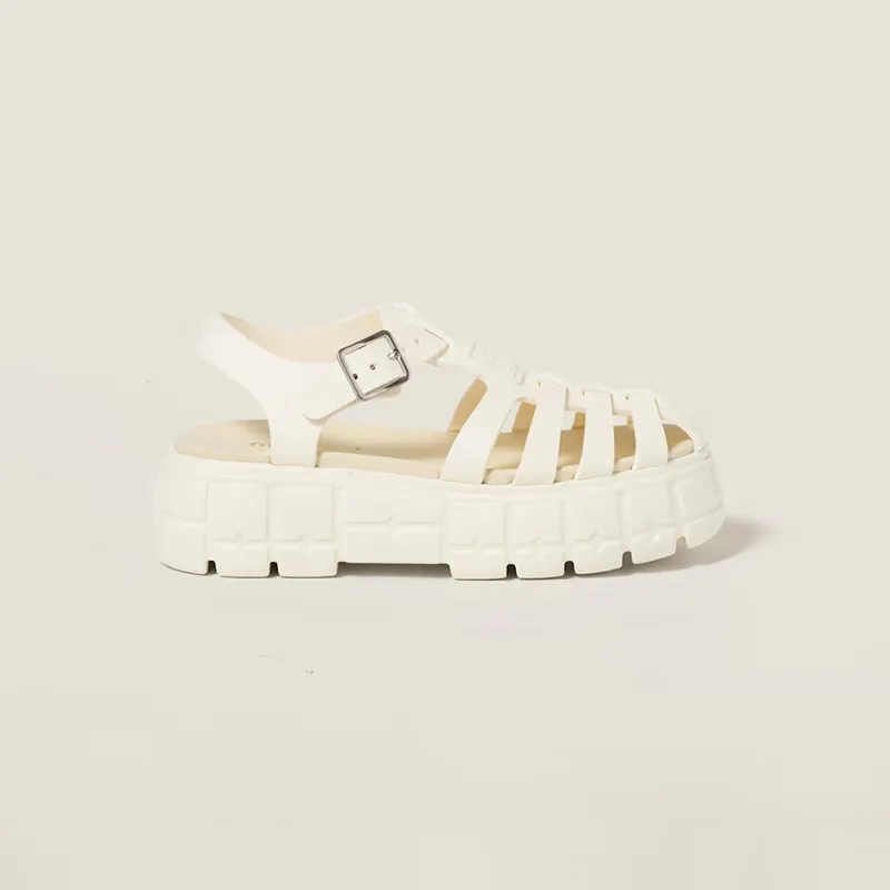 新作限定♪ミュウミュウ EVA プラットフォーム ケージサンダル n級品 3色 5X140E_3LKK_F0002F050