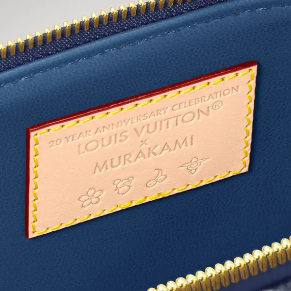 【送料関税込】ルイヴィトン×村上隆 クッサンPM コピー デニムチェリー M14978