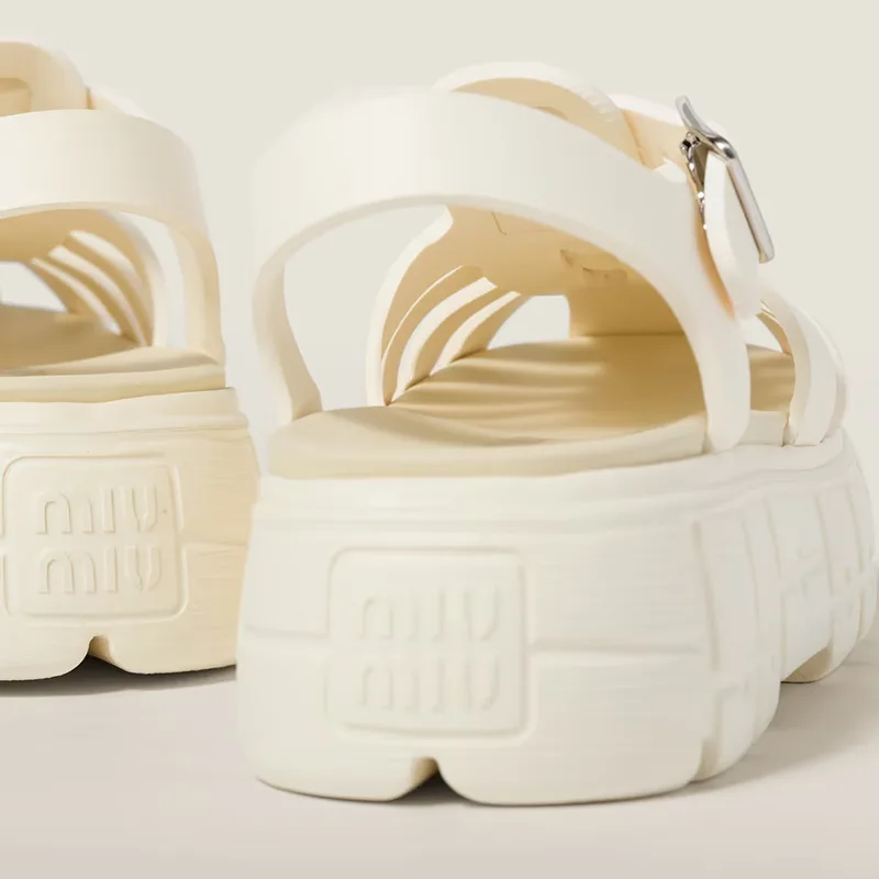 新作限定♪ミュウミュウ EVA プラットフォーム ケージサンダル n級品 3色 5X140E_3LKK_F0002F050