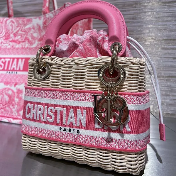 激安ディオール ウィッカー&トワル ドゥ ジュイ Bag Mini M0505OIFI