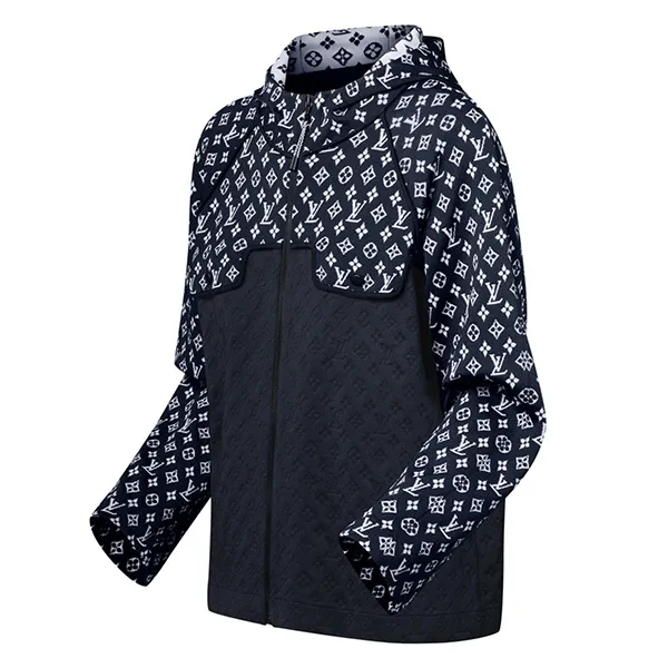 【華やかアクセント】ルイヴィトン コピー★モノグラム ジャカード ニットフーディ 1AI788