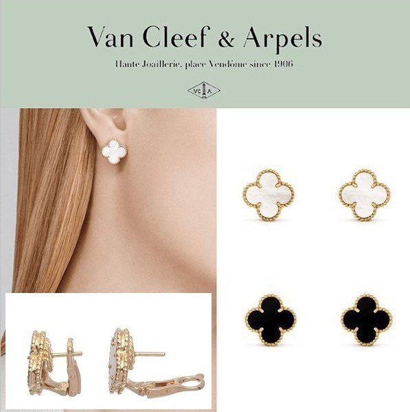 ヴァンクリーフ アーペル★ヴィンテージアルハンブラ★ピアス コピーVCARA44100