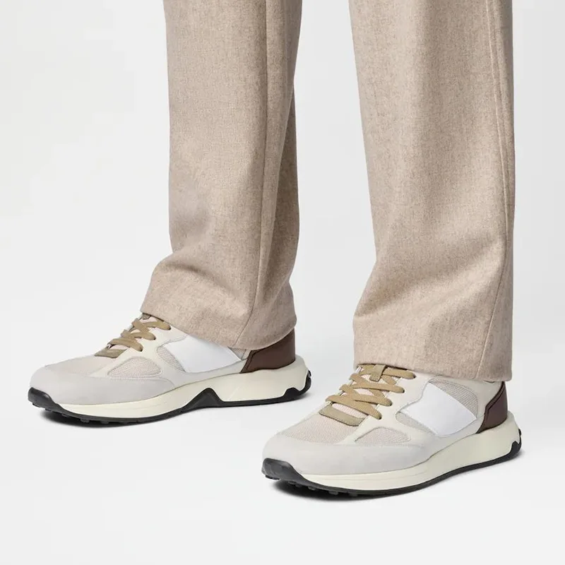 トッズ レザー ファブリック スニーカー スーパーコピー 3色 tod250809