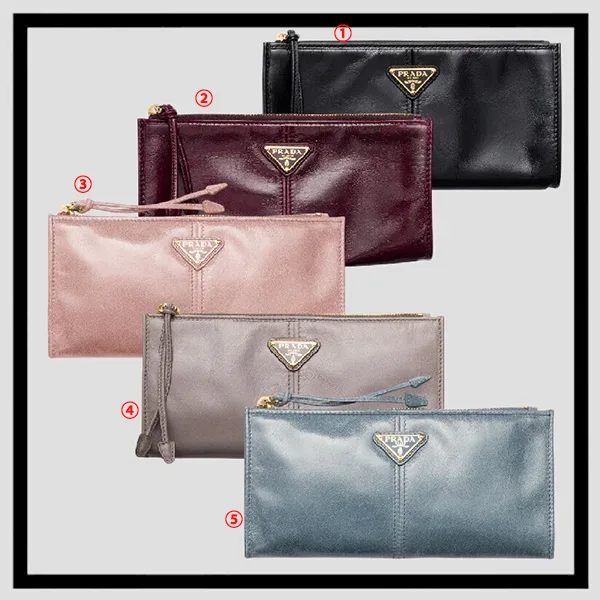 海外限定◆ プラダ  レザーポーチ スーパーコピー 1MB051_2CYR​