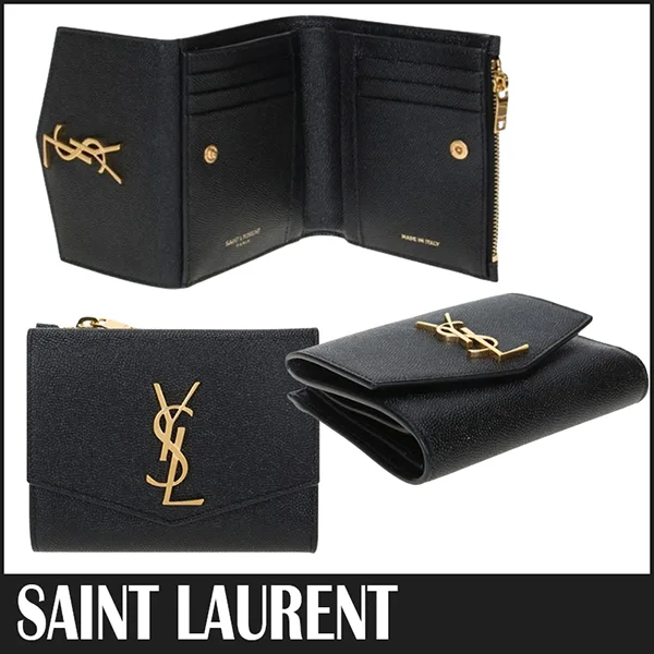 ＜最新で絶対欲しい>サンローラン 小銭入れ付き 二つ折り財布 コピー☆ysl258191