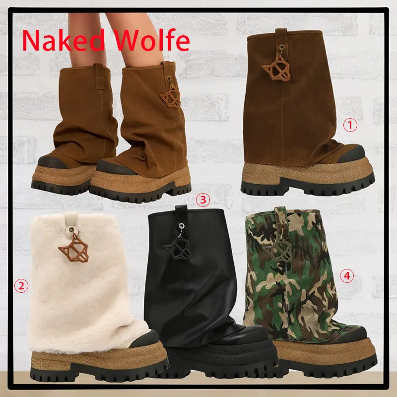 ネイキッドウルフ n級品 Disturb ディスターブ チャンキー ヒール9cm厚底 4色 ll250803