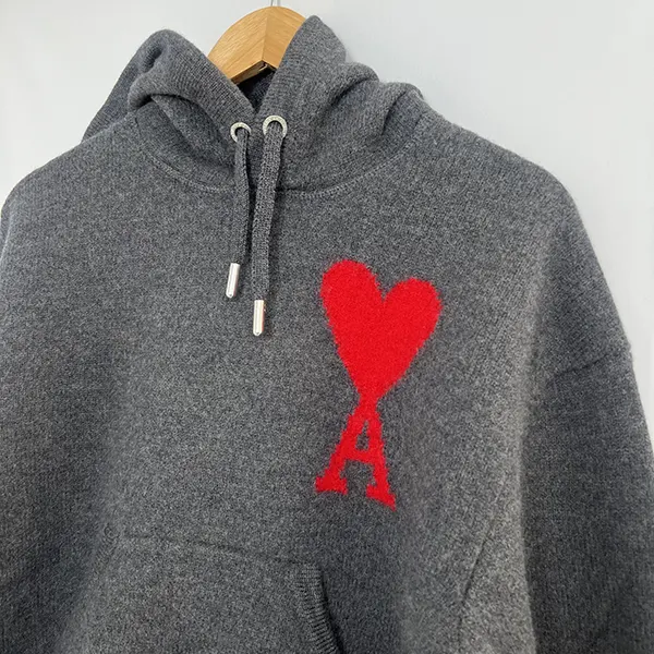 ナチュラル可愛い☆アミ パリス メリノウール フェルトパーカー UKS802 018 067