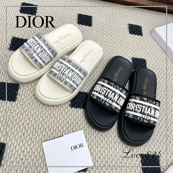 【エレガンスを足元に♡】 ディオール スライド サンダル 偽物 KCO387OLF