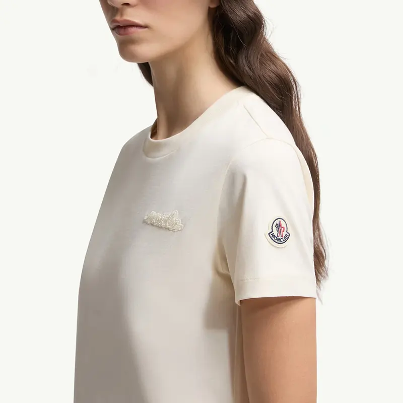 モンクレール ビーズロゴ コットン Tシャツ スーパーコピー3色 mk20250816