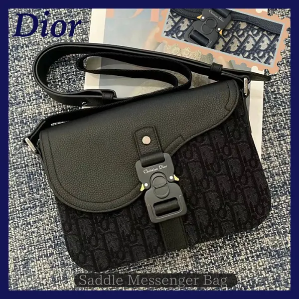 ディオール サドル メッセンジャーバッグ ミディアム 2色 1ADME162YKS