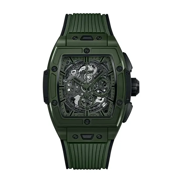 超希少！ウブロ スピリット オブ ビッグ・バン ダークグリーンセラミック 642.GX.5210.RX