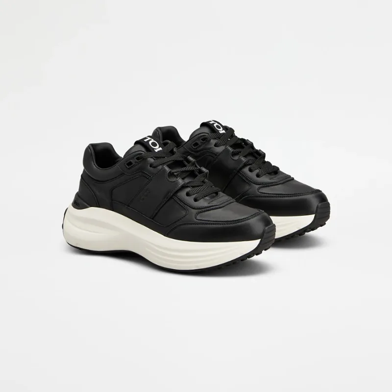 2025AWトッズ レザー ロゴ スニーカー スーパーコピー 2色 tod250806