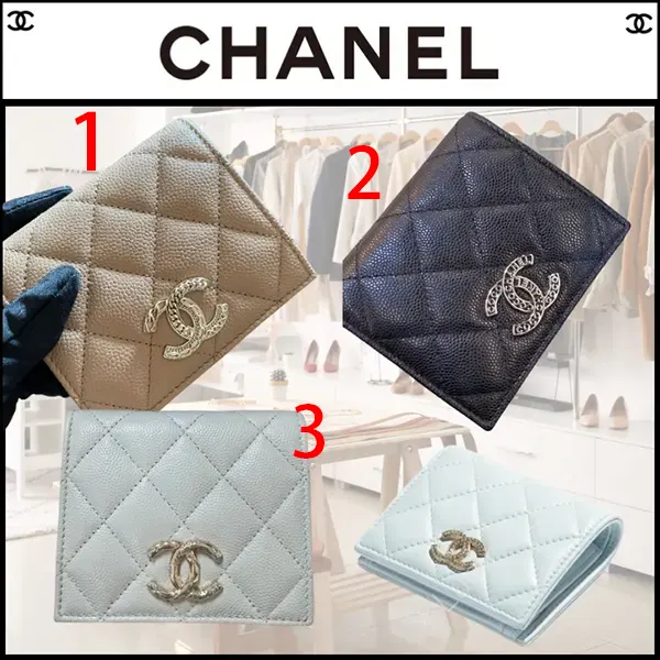 シャネル シンプル折りたたみ財布 コピー AP4487 B20066 NAGEP