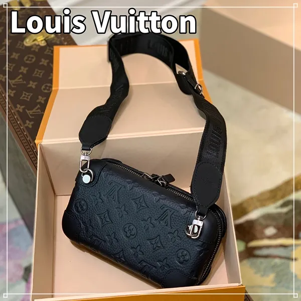 今注目アイテム！モテバッグ ルイヴィトン ホライゾン クラッチ ショルダー 偽物 黒 M20439