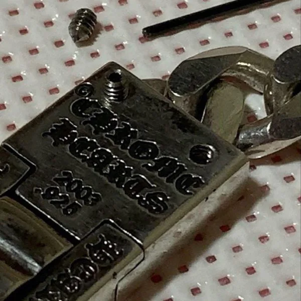 氷室京介 × クロムハーツ(ダイヤ入り)シルバーブレスレット (カスタム)ch2591024