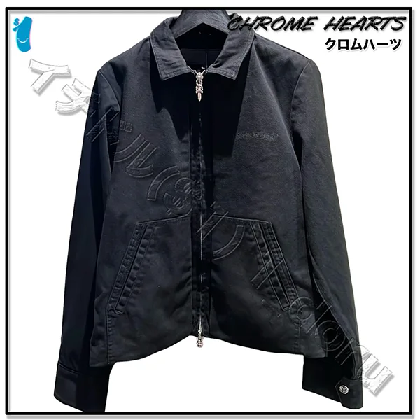 +クロムハーツ+ レター デニム ジャケット JACKET DAGGER ZIP 25918
