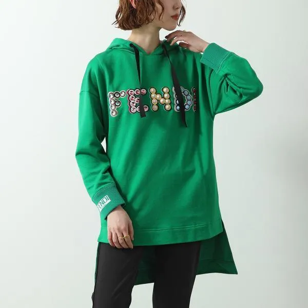 新色登場！フェンディ パーカー 偽物 コットン スウェット FS6972 A1VN