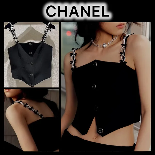 ★話題沸騰★★魅惑的なストラップ★シャネル トップス 偽物 P80408-V72538-94305
