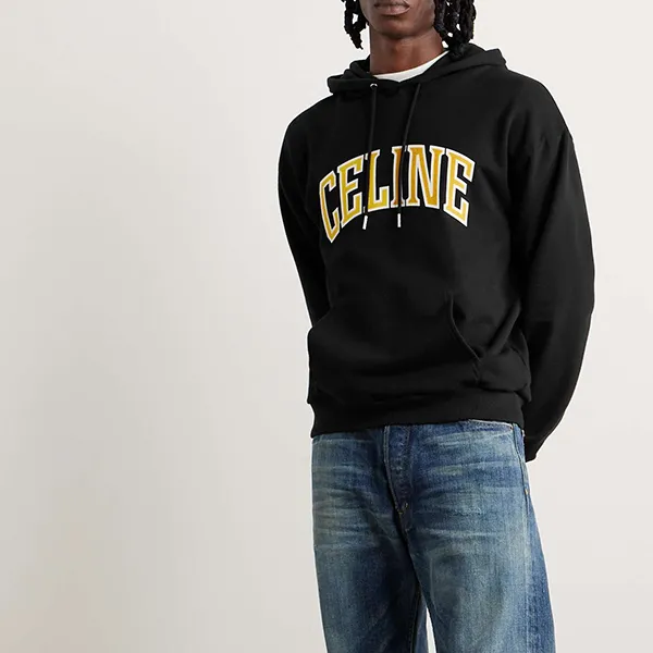 争奪戦☆セリーヌ 少女時代ユナ着用 ロゴ プルオーバー パーカー コピー c25091005