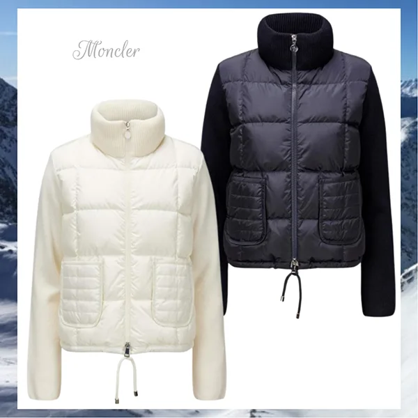 ☆モンクレール コピー☆ニットスリーブ×パッチポケットダウンジャケット♪mc2592308