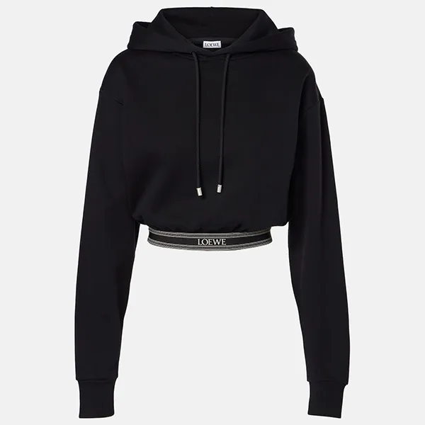 【追跡付き発送で安心】ロエベ クロップド フーディー コットン スーパーコピー c25091006