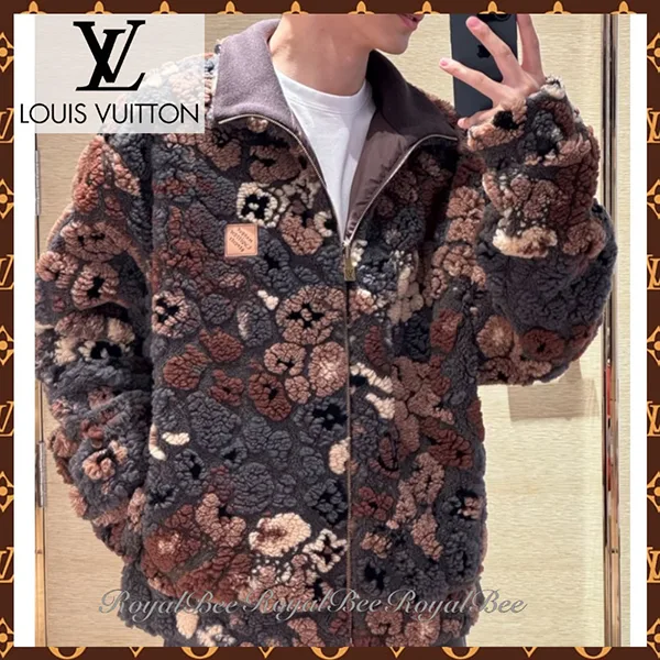 【NIGOコラボ】ルイヴィトン フリースジャケット 偽物 1AIMJ 暖かお洒落♪