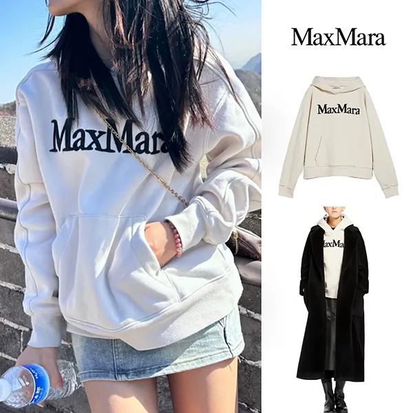 トレンド最先端マックスマーラ★美シルエット White フーディ スーパーコピー c25091008