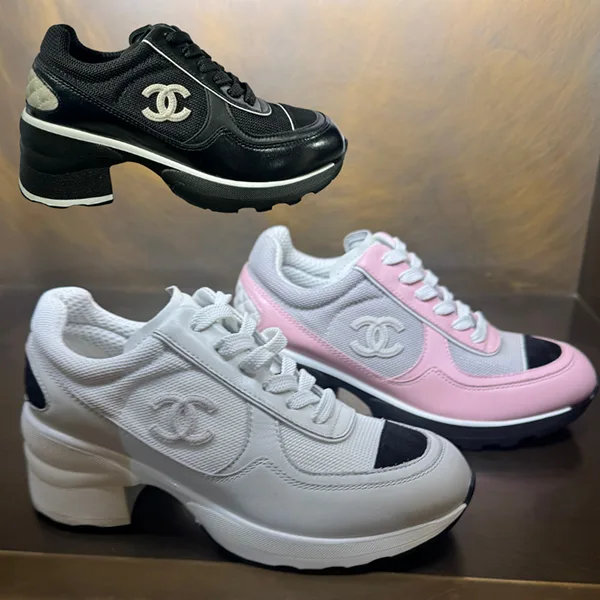 最新でオシャレ【シャネル コピー】ココマーク スニーカー★人気モデルのヒール付！G46871