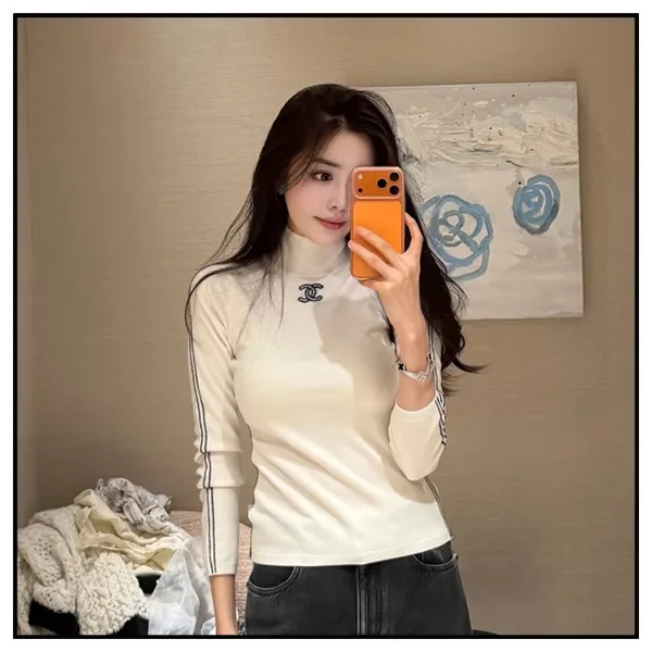 ☆タイトで上品 合わせやすい シャネル タートルネック 偽物☆P79700-K11607-U3578