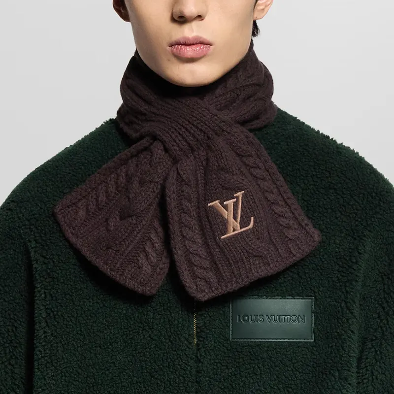 ルイヴィトン スーパーコピー ニットマフラー ロゴ刺繍入り 3色 M96754