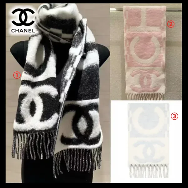 送料無料シャネル マフラー 偽物 AAB478 シックで可愛い♡冬のコーデに♪