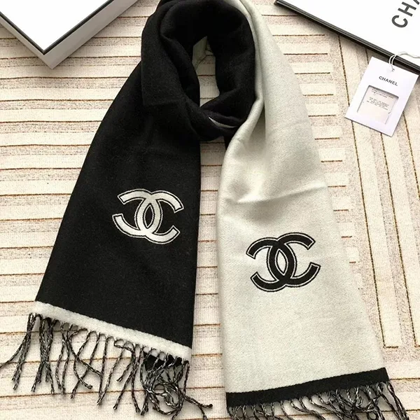 暖かさも欲張りたい♡【シャネル】CCマフラー パロディ AAB207