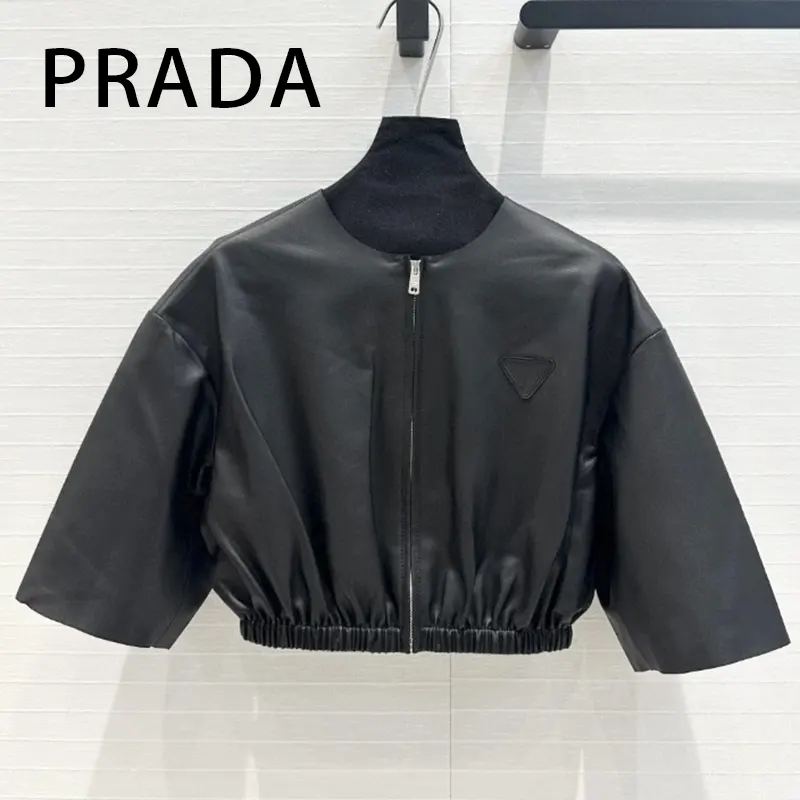 プラダ ナッパレザーのボンバージャケット コピー商品 pld15448548