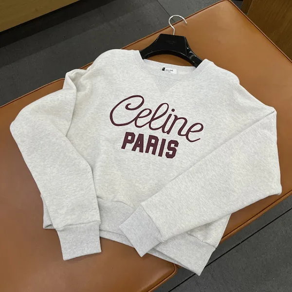 セリーヌ ロゴスウェット コットンフリース コピー ce251011