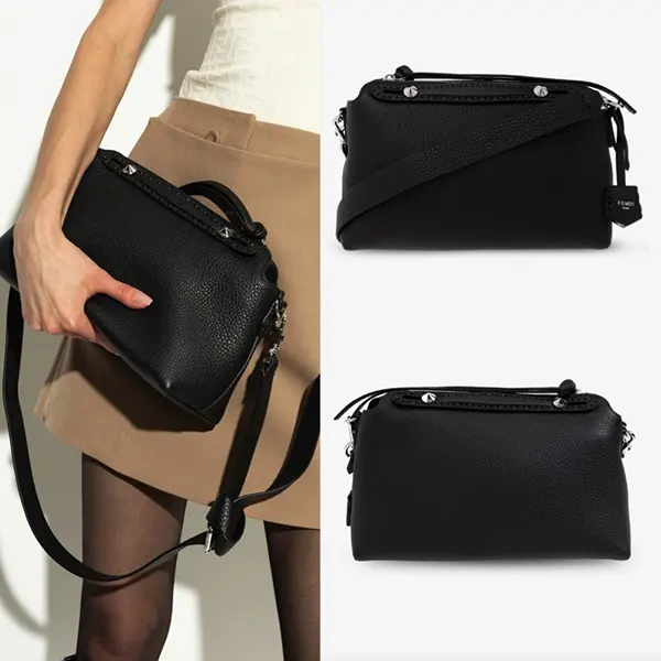 一目惚れアイテムフェンディ ミディアム バイ ザ ウェイ セレリア ブラック 8BL155ASU2F0GXN