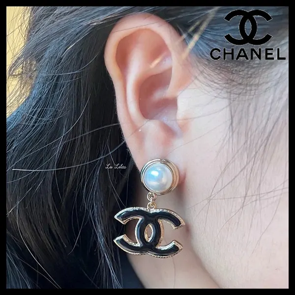 シャネル ピアス コピー CCロゴ パール ゴールド ABF396 B19975 NAFTS