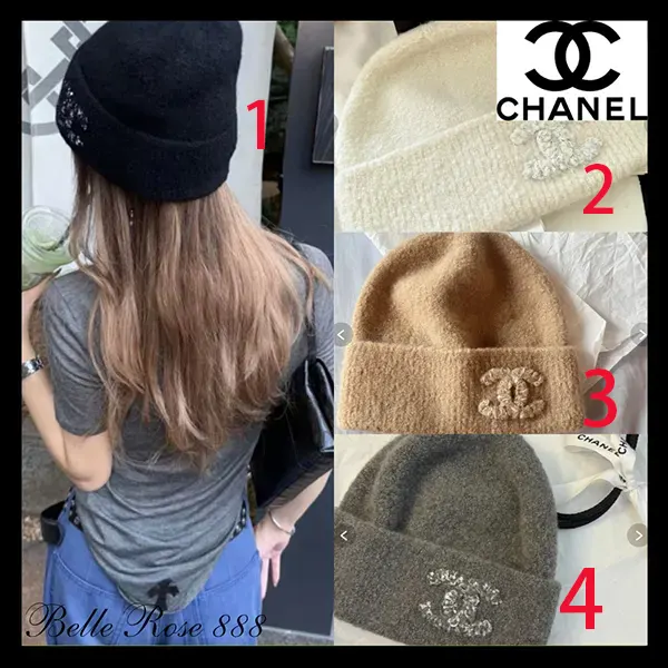 特別価格！シャネル  ロゴ ニットキャップ コピー AAB135 B20783 U1609