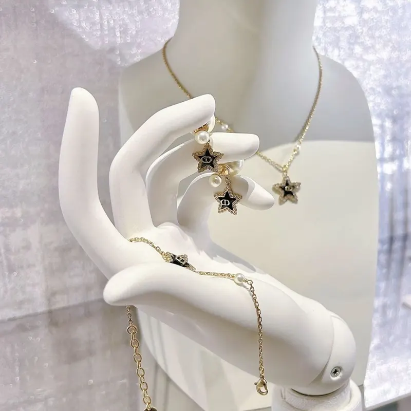 ディオール トライバル ピアス パール 星 CD 2色 da5551554