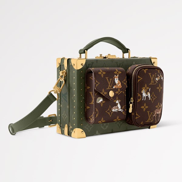 【お洒落★】【唯一無二のデザイン】ルイヴィトン サワガニ・トランク ショルダーバッグ スーパーコピー M26615