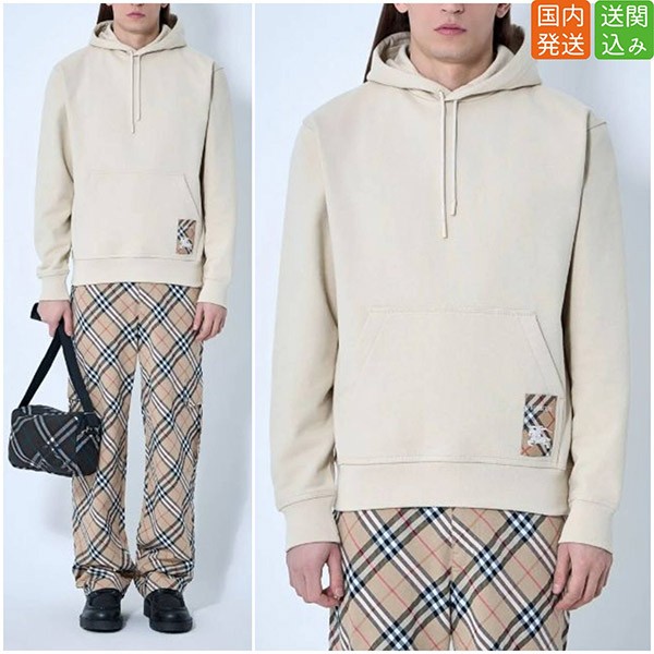 バーバリー ロゴパッチ スウェットシャツ パーカー 偽物 8103513
