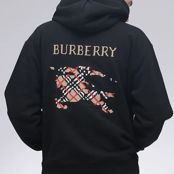 速達発送バーバリー プルオーバーパーカー クロスステッチ 偽物 7687200790