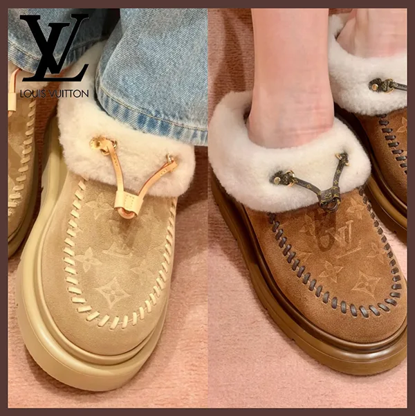 完売必至のカラー【冬でもあたたかく履ける♪】ルイヴィトン サンダル 1AITI