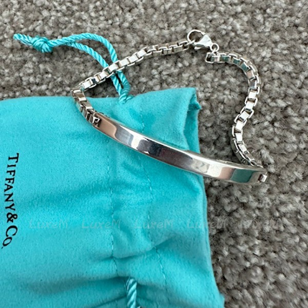 【新デザイン】ティファニー ベネチアン リンク ID ブレスレット コピー 男女兼用 c25111817