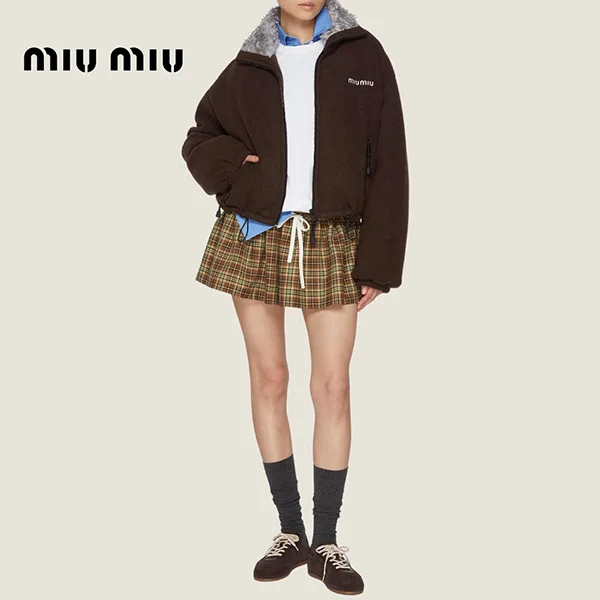 【即発】ミュウミュウ フリース ダウンジャケット｜ML1147｜