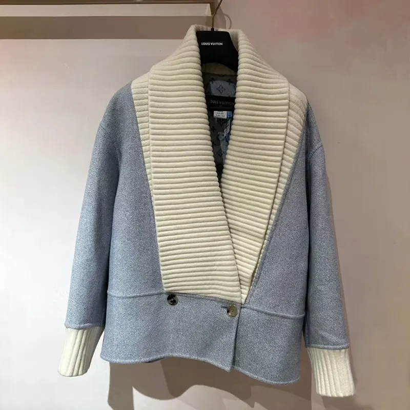 パロディルイヴィトン カシミヤ ショールカラー コート 1AIQVD